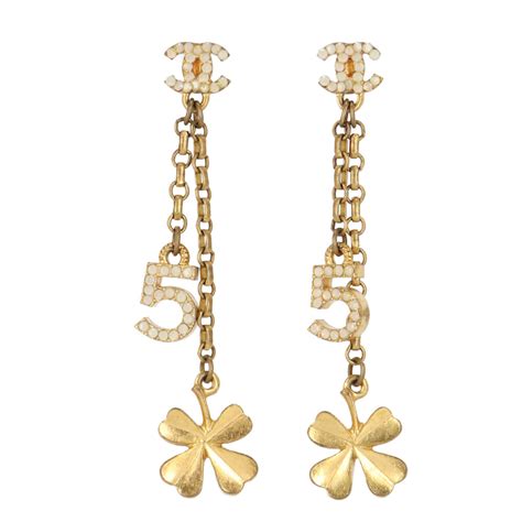 chanel number 5 earrings.